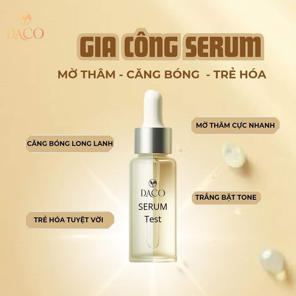 Gia công độc quyền serum căng bóng phục hồi tại DACO