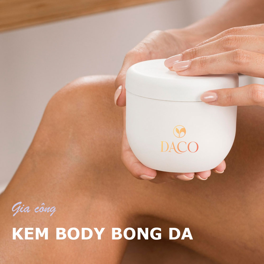 Gia công kem body bong da