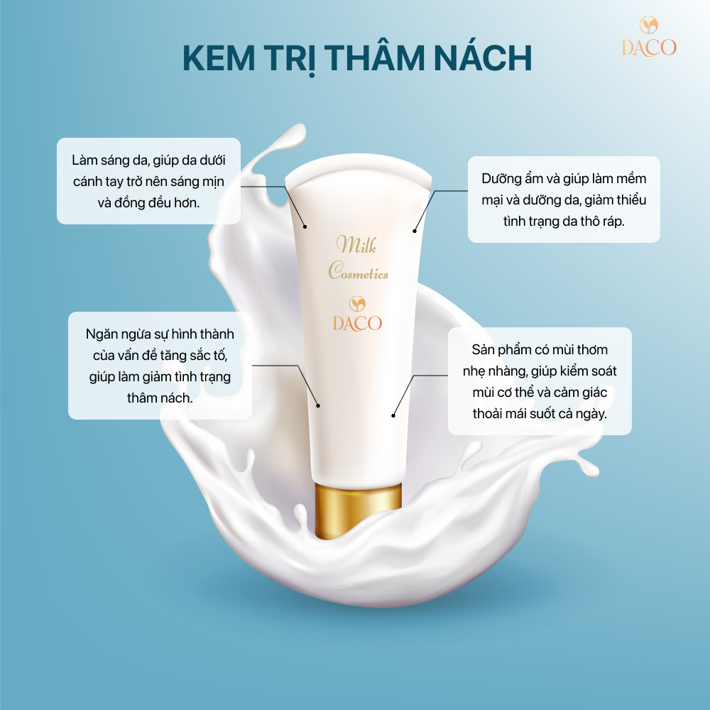 Gia công kem trị thâm nách hiệu quả