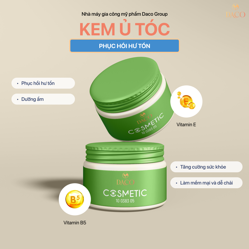 Công dụng của kem ủ tóc gia công tại Daco