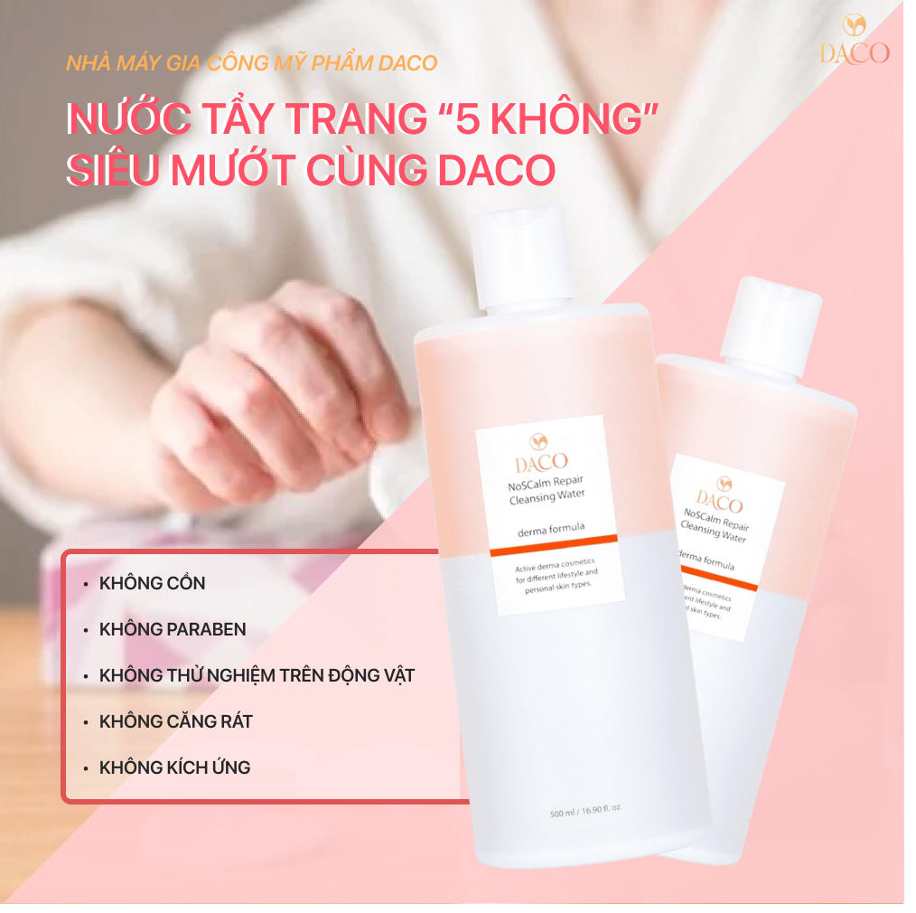 Gia công nước tẩy trang 