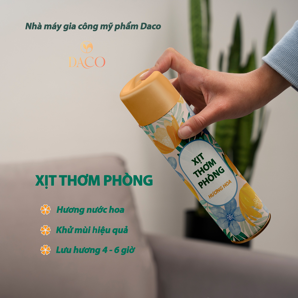 Gia công xịt thơm phòng