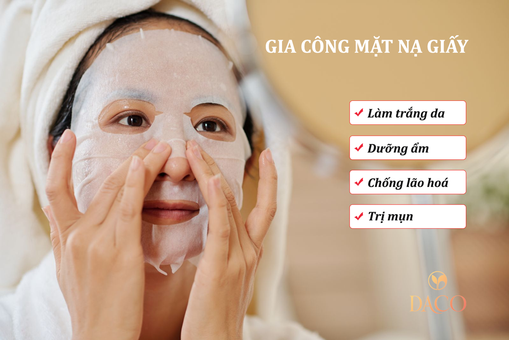 gia công mặt nạ giấy