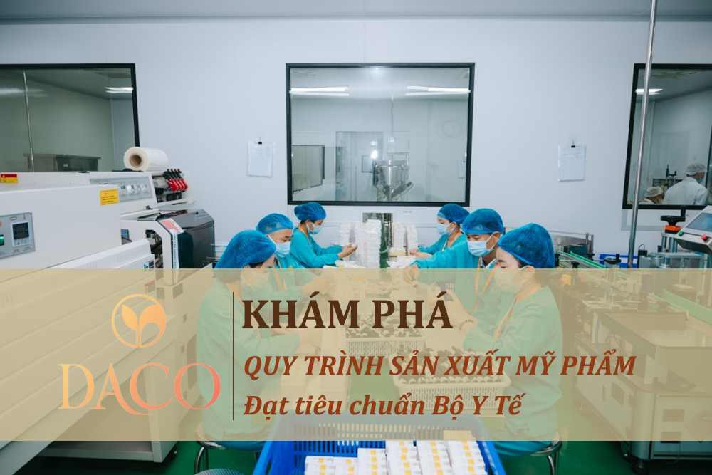 Quy trình sản xuất mỹ phẩm